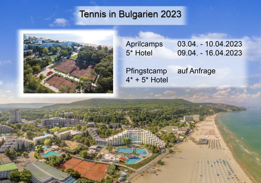 Tennis in Bulgarien - Aprilcamps 2023